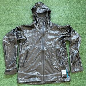 Columbia Jacket Mens Size L Black Titanium OutDry Hooded Omni Shell Rain Hiking